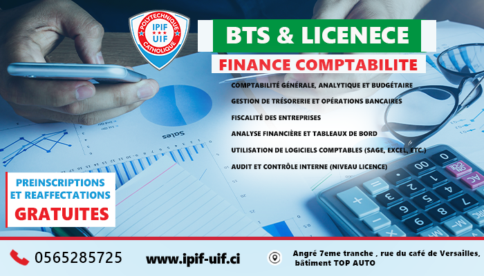 FINANCE COMPTABILITÉ ET GESTION D'ENTREPRISE